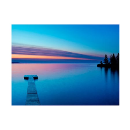 James McLoughlin 'Lakescape XIII' Canvas Art, 24x32